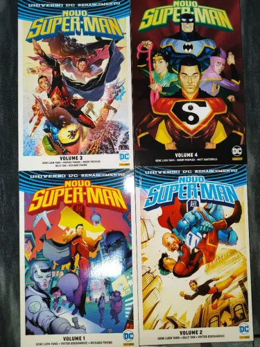 Universo DC Renascimento Novo Super-Man 1,2,3 e 4 - Panini