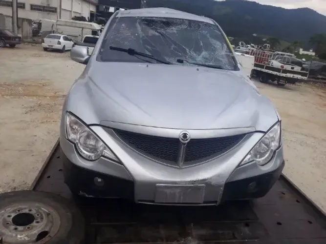 Ssangyong Actyon Diesel 2009 Veiculo Destinado A Retirada De Peças