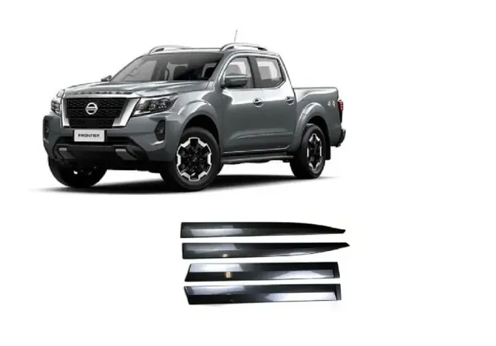 Friso Lateral Nissan Frontier Original - Cinza Grafite