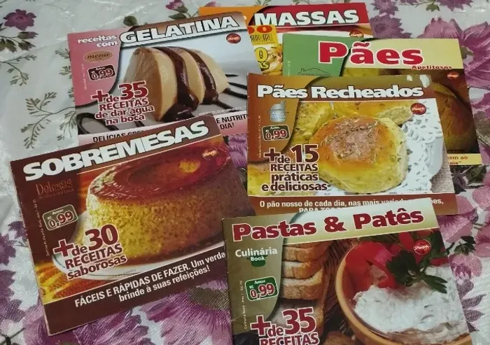 6 revistas de culinaria Guia da Cozinha (Lote10)
