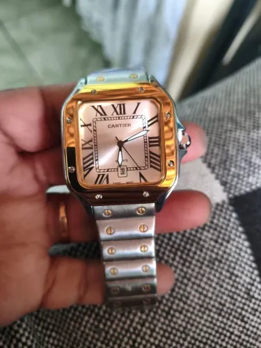 Cartier Santos zerado no Plástico