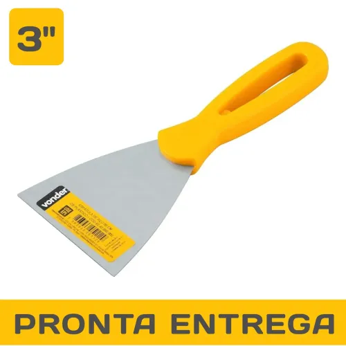 ESPÁTULA DE AÇO VONDER (3 POLEGADAS)