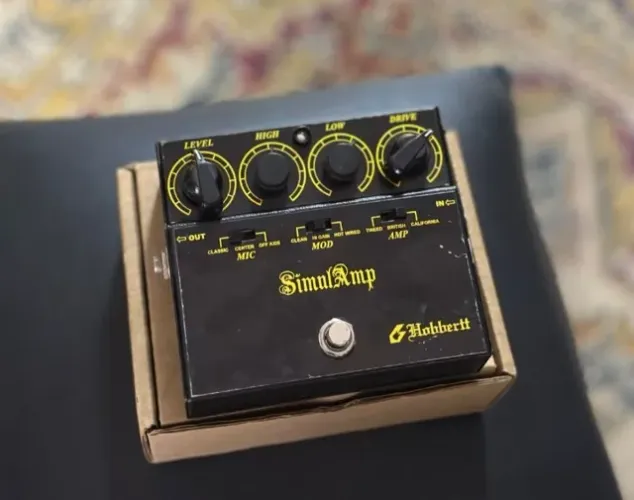 Pedal Hobbert Simulamp Simulação Fender, Marshall e Mesa Boggie