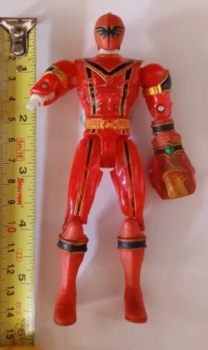 ( Leia ) Boneco Power Rangers Vermelho Força Mística Bandai