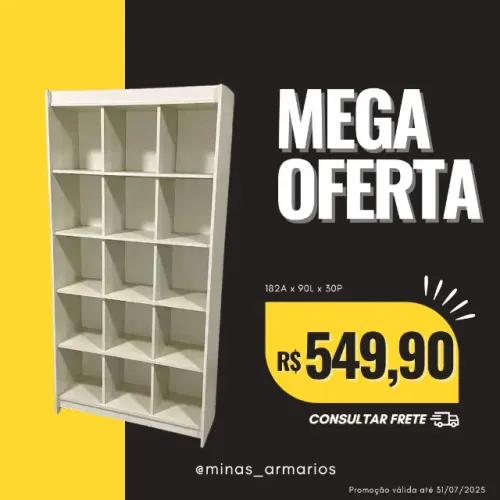 Colmeia 15 nichos em MDF 182x90x30 Direto da fabrica