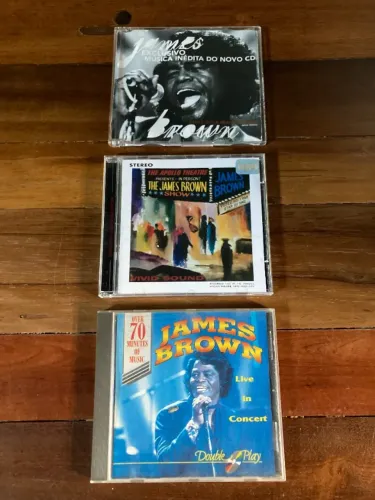 James Brown - Lote c/ 3 CDS