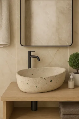 ? Cuba Oval Artesanal Sustentável: O Toque Natural e de luxo que Seu Banheiro Precisa