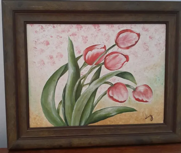 Quadro Decorativo Tulipas
