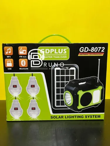 Equipamentos solares variados