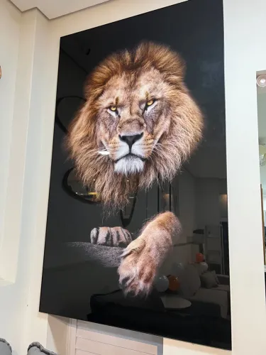 Quadro Grande Pintura no Vidro 10 ANOS DE GARANTIA