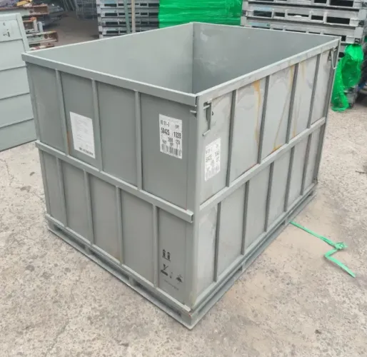 CONTAINER CAIXA METALICA DESMONTAVEL EMPILHAVEL USADA VENDA E LOCAÇÃO 40UN
