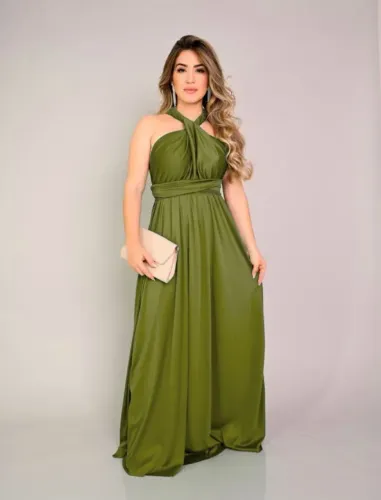 Vestido Multi Formas Várias Formas De Amarrar para Casamento Formatura 