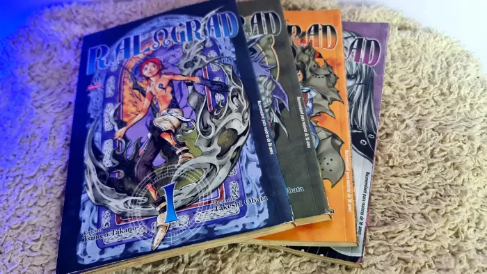 Coleção Mangá Blue Dragon Ral Grad (volume 1 ao 4, Completa)