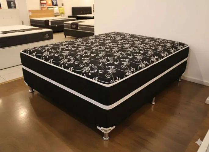 Cama de casal box promoção relâmpago 