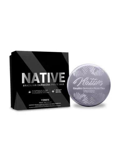 Cera De Carnauba Native Paste Wax 100ml Alto Brilho VONIXX