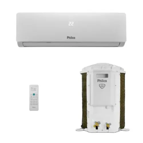 AR CONDICIONADO 18.000 btus BRANCO INVERTER PHILCO - FRIO E QUENTE/FRIO - PHILCO