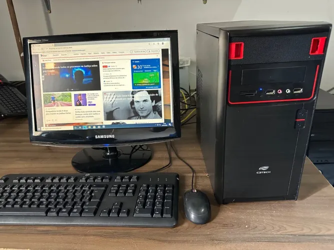 computador terceira geração super rapido ssd completo para uso loja com garantia