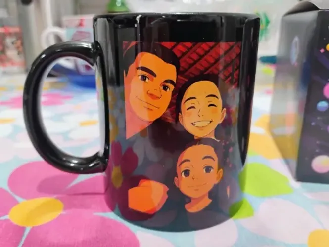 Caneca Preta Total do seu Jeito