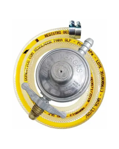 Regulador para Gás Imar com Mangueira 1,25m 1kg/h
