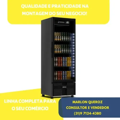 Cervejeira 560 Litros Porta de Vidro Imbera