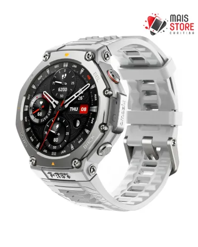 Smartwatch Amazfit T-Rex 3 - Prata - Lacrado na caixa