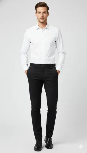 Calça Zara Masculina Sport Fino | Preta | Tamanho M | 5 Bolsos | Slim Fit | Como Nova
