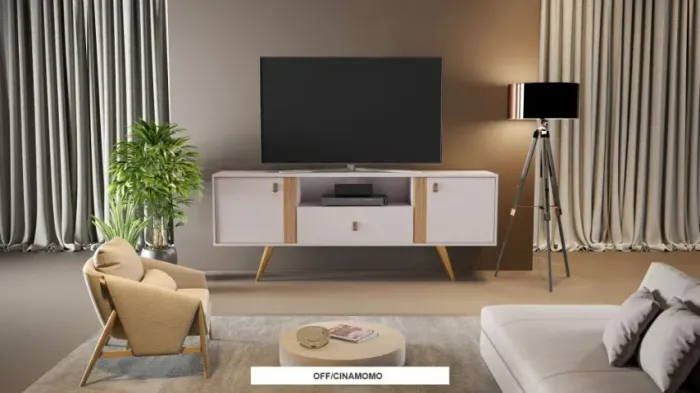Belo Rack Sublime p/ TV até 70' - Entrega e montagem grátis p/ Fortaleza