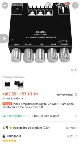 Mini amplificador A9