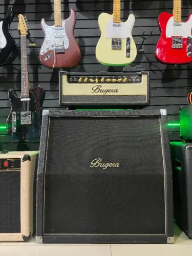 Amplificador Cabeçote Bugera V22 Infinium + Gabinete Bugera 4X12