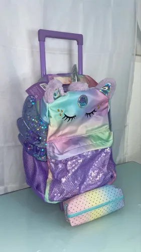 Kit mochilete + estojo unicórnio up4you