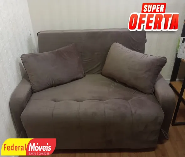 Sofá Cama 1,38m Campeão de Vendas - Entregamos