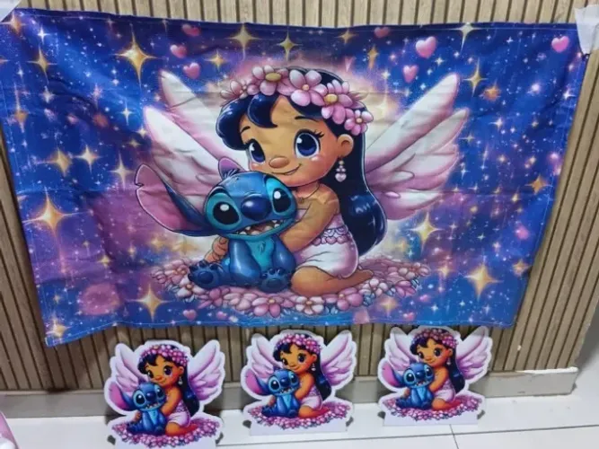 Enfeite de aniversário stich