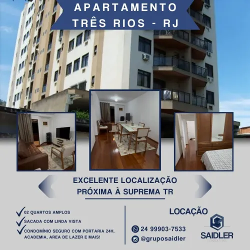 Apartamento mobiliado em Três Rios RJ