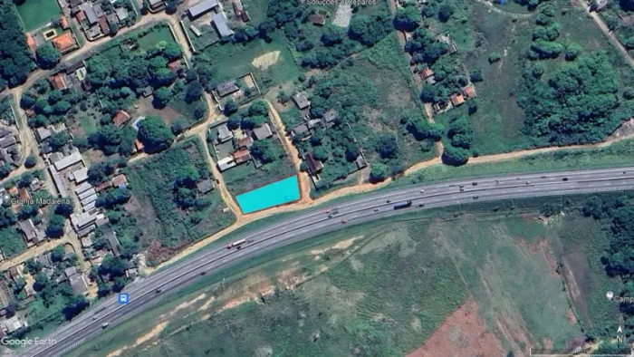 lotes de terreno (02) área 1.200m2 calundun prox beira de pista rodovia BR101