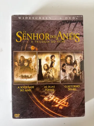 Box DVD Trilogia Senhor dor anéis - 6 discos