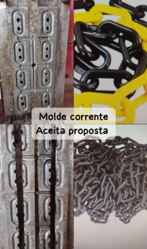 Molde de correntes plásticas