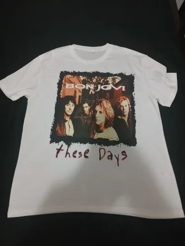 Camisa comemorativa álbum These Days banda Bon Jovi 