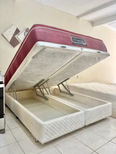 Cama box de casal Queen , cama de casal Queen