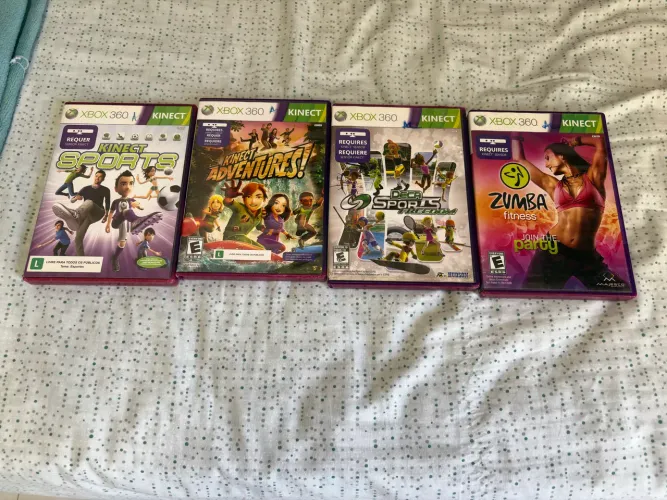 Jogos 360 Kinect Originais - Adventures! / Sports/ Zumba
