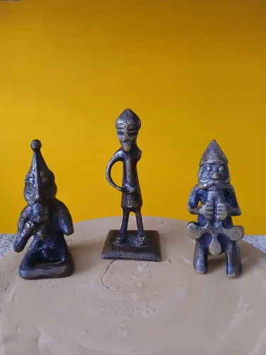 Conjunto estátuas importadas Deuses Nórdicos 100% Bronze oriundas da Suécia