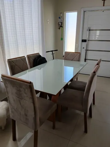 Mesa de jantar 6 lugares PARCELO NO CARTÃO DE CRÉDITO 