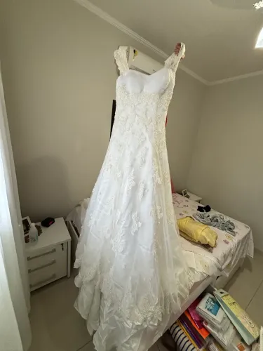 Vestido de noiva - quadril e cintura 80 cm e busto 86 cm