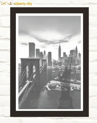 Quadros CIDADES GTA (liberty city, los santos e vice coty)