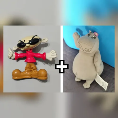 Lote Nico + Glória - Brinquedos McDonald's