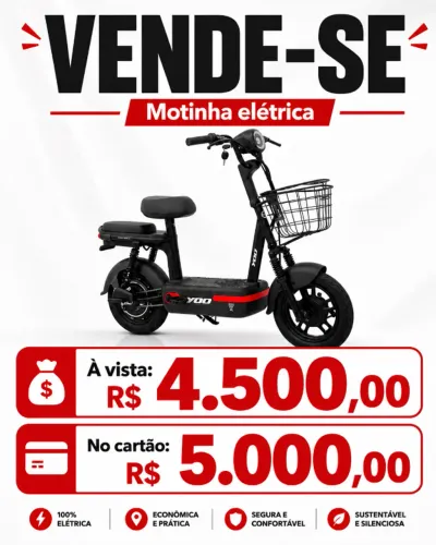 Bicicleta Elétrica Yoo Mobility Y-200 350W