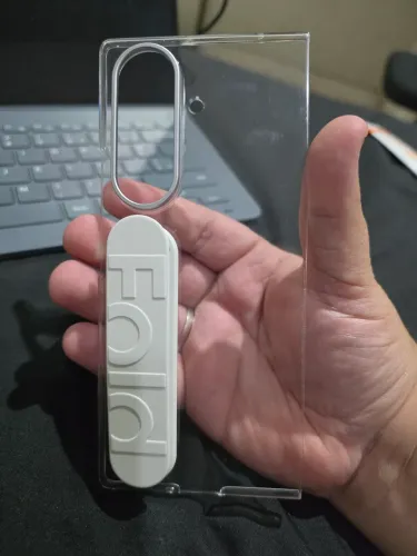 Case Original Samsung Z Fold 7 - Transparente com Alça