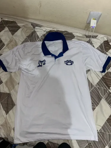 Camisa polo máfia azul barreiro