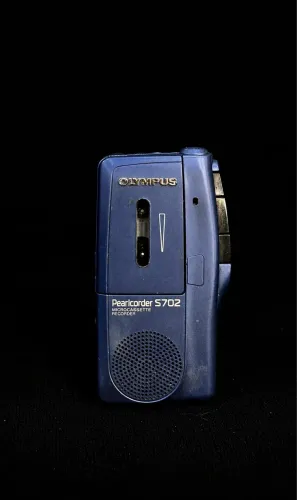 Gravador Microcassete - Olympus Pearlcorder S702 Azul 