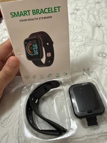 Smartwatch D20 Relógio Inteligente Bluetooth Preto