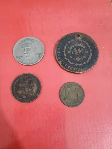 Coleção de moedas antigas